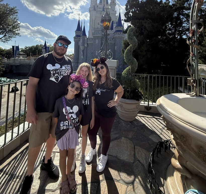 The Wood family at Walt Disney World