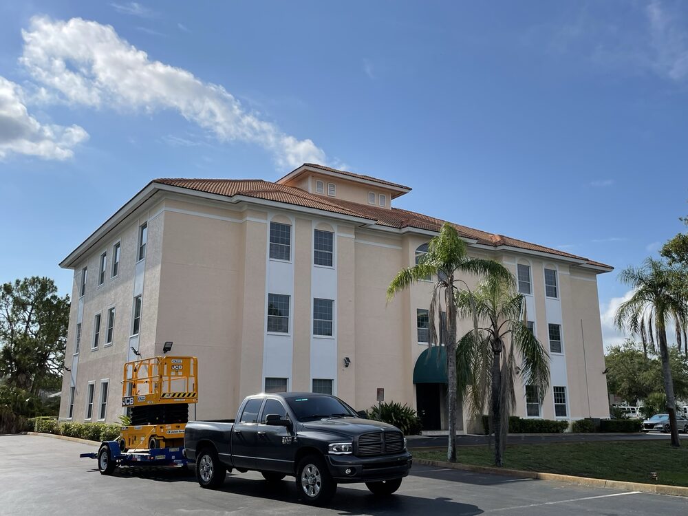 Multi-story commercial building exterior